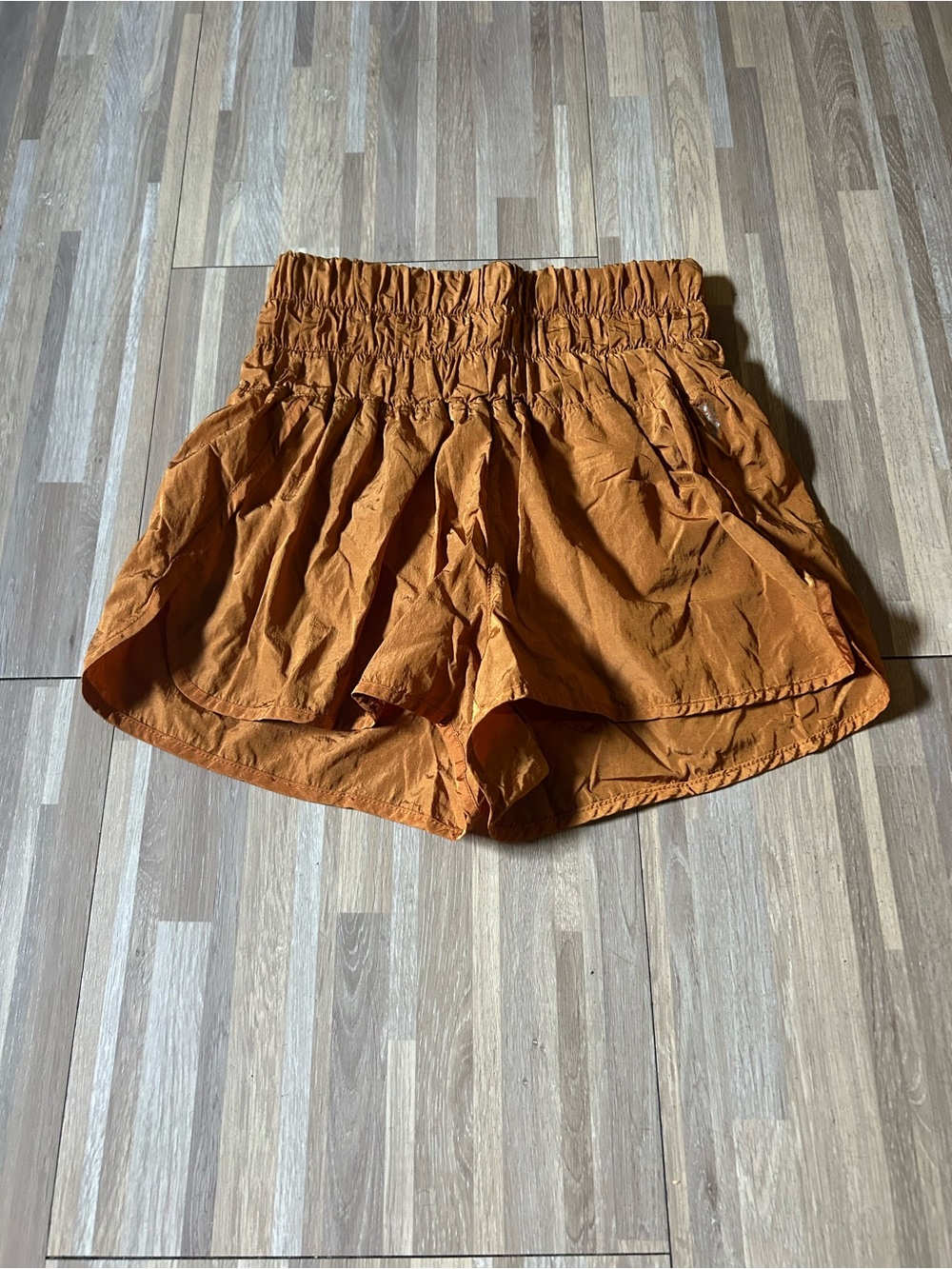 FP Movement The Way Home Shorts Dark Mustard Yellow Size Small